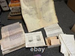 Vintage cool 1960s Fibo Craft Rc Sail Boat Parts And Plans