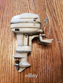 Vintage electric johnson model outboard toy boat motor parts or repair