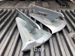 Vintage lot of Muskoka Runaboat Boat Chrome deck parts cleats