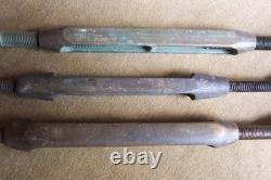 Vintage maritime-wood boats- bronze parts- 3 bronze turn buckles=5/16-1/4-3/8