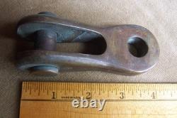 Vintage maritime-wood boats- bronze parts- 6 rigging toggles