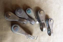 Vintage maritime-wood boats- bronze parts- 6 rigging toggles