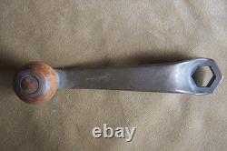 Vintage maritime-wood boats- bronze parts-wrenches-cleat-handle-end mast spar fi
