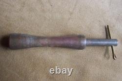 Vintage maritime-wood boats- bronze parts-wrenches-cleat-handle-end mast spar fi