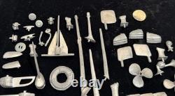 Vintage model boat parts accessories Lot Of 52