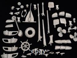 Vintage model boat parts accessories Lot Of 52