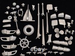 Vintage model boat parts accessories Lot Of 52