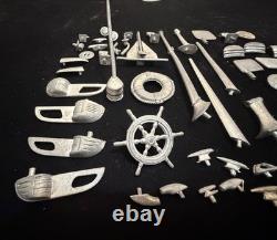 Vintage model boat parts accessories Lot Of 52