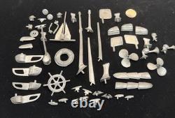 Vintage model boat parts accessories Lot Of 52