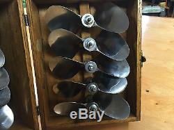 Vintage outboard racing propellers