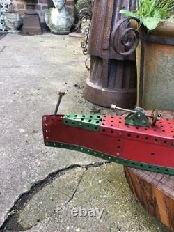 Vintage scratch built Meccano WW2 Navy battleship hand made 23 long model 1950s