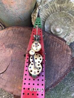 Vintage scratch built Meccano WW2 Navy battleship hand made 23 long model 1950s