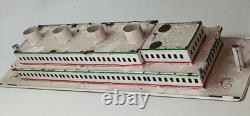 Vintage tin toy boat super structure. 18-1/2 x 5-1/2 See pictures, parts