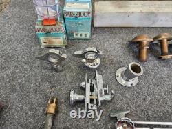 Vintage wood boat parts and fittings