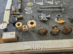 Vintage wood boat parts and fittings