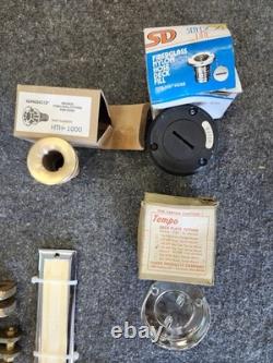 Vintage wood boat parts and fittings