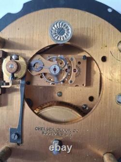 Vintge Chelsea Clock Co Boston US Navy Boat Ships Clock Movement For Parts