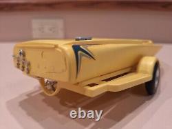 Vntg 1/25 Scale'63 Amt Ski Drag Boat & Trailer Built Model Parts Read