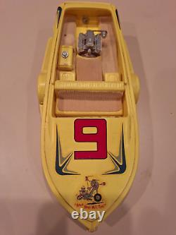 Vntg 1/25 Scale'63 Amt Ski Drag Boat & Trailer Built Model Parts Read