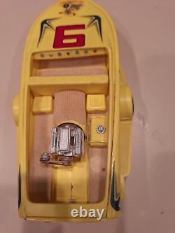 Vntg 1/25 Scale'63 Amt Ski Drag Boat & Trailer Built Model Parts Read
