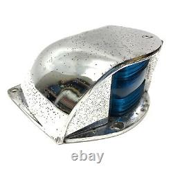 Vtg 1964 Starcraft Holiday Bow Light Chrome Red & Blue Lens 60s Boat Parts