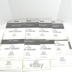 Vtg 1966 Johnson Seahorse Boat Motors Parts Catalog 20-100 Horsepower Outboard