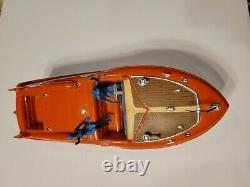 Vtg 56' USED Monogram Water Devil Roundabout Boat Model Assembled for Parts 12