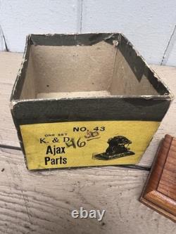 Vtg Ajax 43 Electric Hobby Motor ENGINE BOX Rare Boat Plane Parts