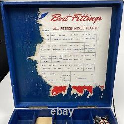 Vtg Battery Operated Toy Miniature Outboard Boat Parts K&O Fleetline Marine
