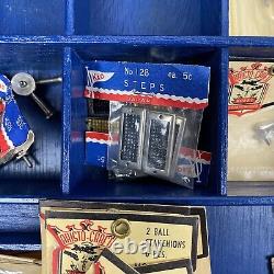 Vtg Battery Operated Toy Miniature Outboard Boat Parts K&O Fleetline Marine
