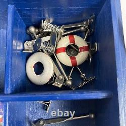 Vtg Battery Operated Toy Miniature Outboard Boat Parts K&O Fleetline Marine