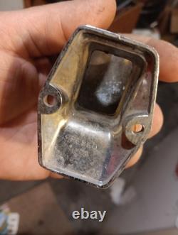 Vtg Boat Deck Cabin Parts Chrome Railing Mounts Hatch Handles Thumb Screws Perko