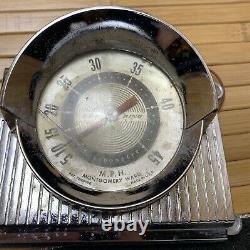 Vtg Boat Parts Speedometer Compass Sidelights Bow Chock Montgomery Ward Sea King