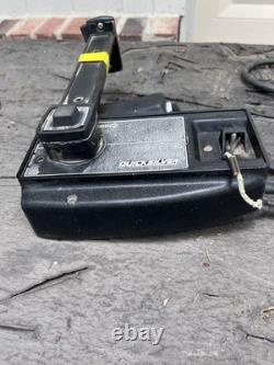 Vtg Boat Quicksilver Remote Control box Cables No KEY Parts Shifter Omc