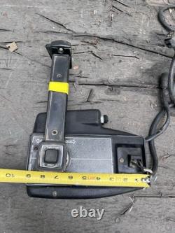 Vtg Boat Quicksilver Remote Control box Cables No KEY Parts Shifter Omc