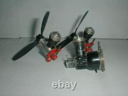 Vtg COX Miniature Fuel Gas Nitro Engine Lot PARTS REPAIR Car Plane Boat Motor