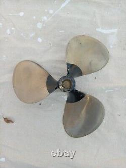 Vtg Chris Craft Wooden Boat Parts. Propellers, Strut, Rudder, Hook 60's Super Sport