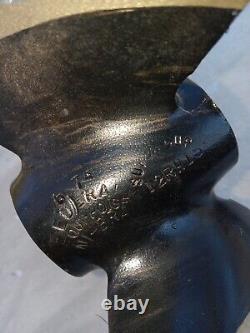 Vtg Chris Craft Wooden Boat Parts. Propellers, Strut, Rudder, Hook 60's Super Sport