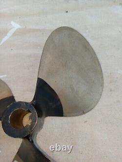 Vtg Chris Craft Wooden Boat Parts. Propellers, Strut, Rudder, Hook 60's Super Sport