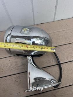 Vtg Chrome Boat Searchlight Spot Light Ship Spotlight Yacht Parts
