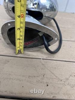 Vtg Chrome Boat Searchlight Spot Light Ship Spotlight Yacht Parts
