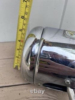 Vtg Chrome Boat Searchlight Spot Light Ship Spotlight Yacht Parts