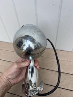 Vtg Chrome Boat Searchlight Spot Light Ship Spotlight Yacht Parts