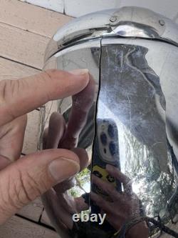 Vtg Chrome Boat Searchlight Spot Light Ship Spotlight Yacht Parts