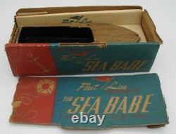 Vtg Fleet Line Sea Babe Speedboat Battery Powered Model Boat Toy Parts & Box