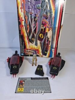 Vtg GI Joe Cobra Mamba Box, Parts, Gyro-viper And Command File