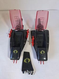 Vtg GI Joe Cobra Mamba Box, Parts, Gyro-viper And Command File
