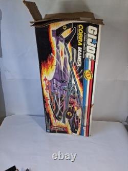 Vtg GI Joe Cobra Mamba Box, Parts, Gyro-viper And Command File