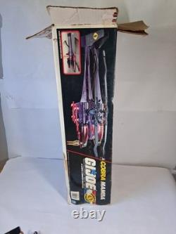 Vtg GI Joe Cobra Mamba Box, Parts, Gyro-viper And Command File
