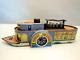 Vtg Great Swanee Japan Tin Litho Toy Steam Paddle Friction Boat Parts / Repair